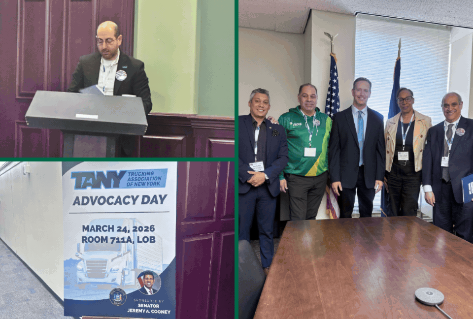 NYC Delivery Insurance Reform policy discussion with business leaders and officials